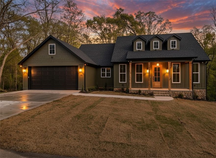 Tucked into a wooded 0.44-acre setting, this 4-bedroom (septic), 2-bath home offers a peaceful environment with convenient access to everything you need. The home features a functional layout that supports both everyday living and the flexibility to accommodate guests, work-from-home space, or growing households.??Large windows bring in natural light and highlight the surrounding trees, creating a connection to the outdoors and enhancing the overall comfort of the home. The lot provides room to enjoy the natural setting while maintaining a sense of privacy.??Located just 5 minutes from I-49 (Exit 102 North), this property allows for an easy commute while staying close to Bella Vista’s top amenities. Highlands Golf Course is only minutes away, and Lake Loch Lomond is nearby, with shopping, dining, and recreational opportunities all within a short drive.