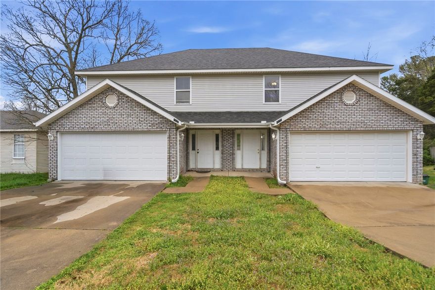 Investment opportunity in a highly desirable Fayetteville location. Welcome to 2252 & 2254 E Cinnamon Way. This property features two well-designed units, each offering 3 bedrooms, 2.5 baths, a 2-car garage, and 1,348 square feet of living space. This property benefits from consistent rental demand. Currently generating $1,600 per unit, this is a solid income-producing asset with long-term potential. A rare opportunity to own a well-located duplex combining functionality, stability, and investment appeal. Please note: photos are of 2254 E. Cinnamon Way.