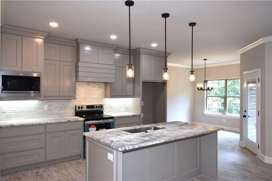 Welcome To Your Next Home! This Nearly New Home Offers a Super Functional Layout and Upgrades Galore Making This the Perfort House to Call Your Home! Don't Settle for A Boring or Uncared for Rental When You Can Have Custom Cabinets, Granite Counters, Huge Walk-in Pantry, Wood look Tile Flooring, Dual Vanity & Custom Tile Shower in Primary Bath, Wide Open Living Room w/ Fireplace, Covered Back Deck Overlooking Your Private Backyard and So Much More