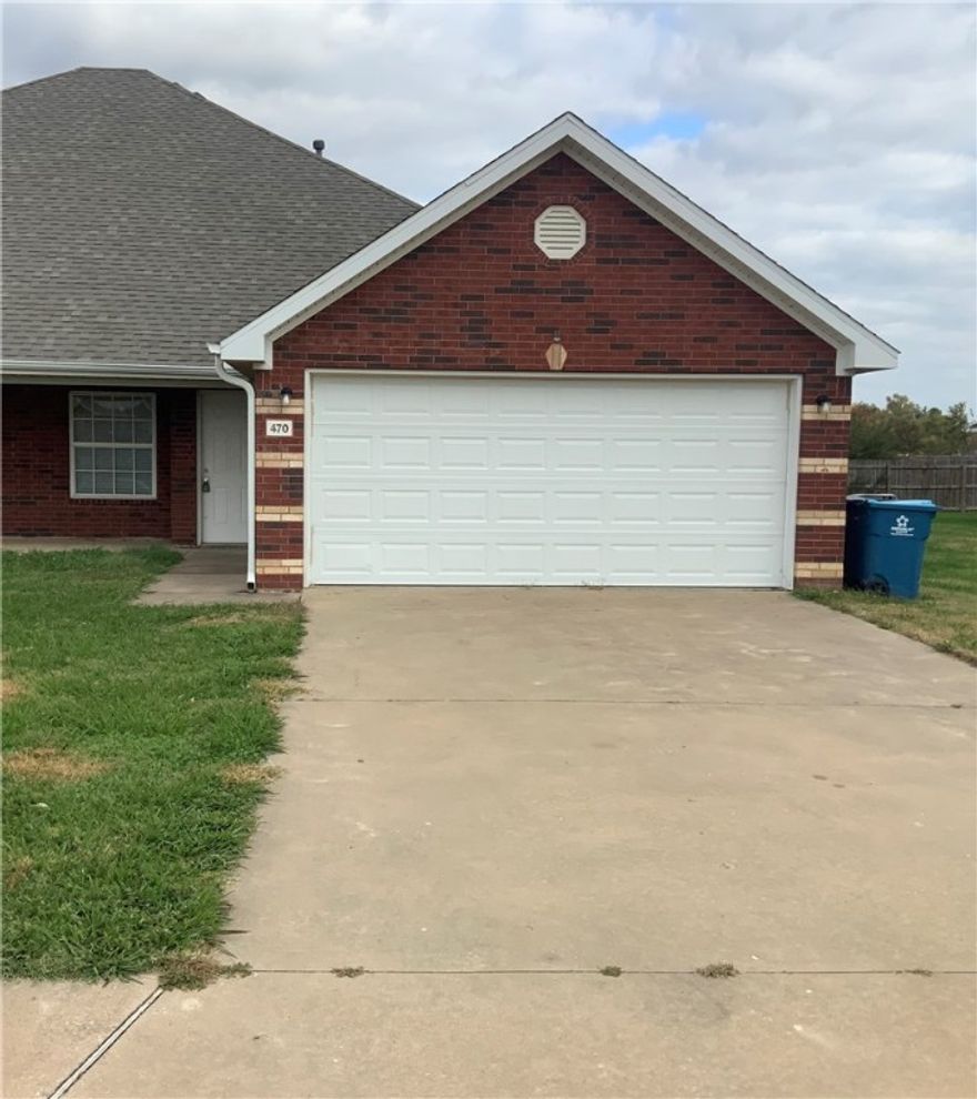 This spacious 3-bedroom duplex offers the perfect combination of comfort and convenience. Inside, you’ll find a bright and open layout featuring durable laminate flooring throughout, a generous living space, and a versatile bonus room. The kitchen flows seamlessly into the dining area. Additional features include an attached 2-car garage and washer/dryer hookups. Kitchen appliances are furnished. Located in a quiet neighborhood, this home is just minutes from local schools, parks, and shopping centers—offering everything you need close by.