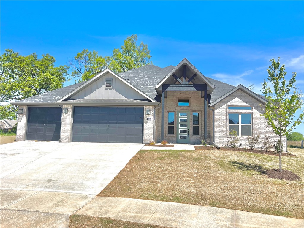 $10,000 seller paid closings costs or 2/1 buy down and $3,000 lender credit(With preferred lender). New construction in a great location! This 4 bed 3.5 bath open floor plan is a must see! It has wood floors, granite counter tops and painted cabinets. In the kitchen there are wood floors, cabinets to the ceiling and a double oven. You will fall in love with the master closet! It has a covered patio that will be a great place to have your morning coffee or for entertaining. Upstairs there are 2 bedrooms, a full bath, bonus room and a half bath.