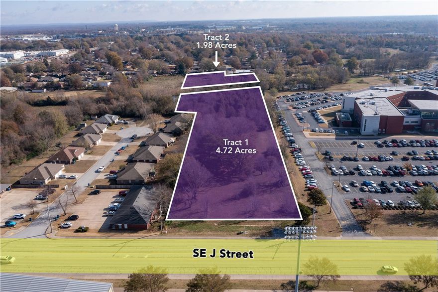 Close proximity to the new Walmart campus.  Minutes away from the I-49 & 14th St interchange.  Owner will consider ground lease or Build-to-Suit.  All utilities available.