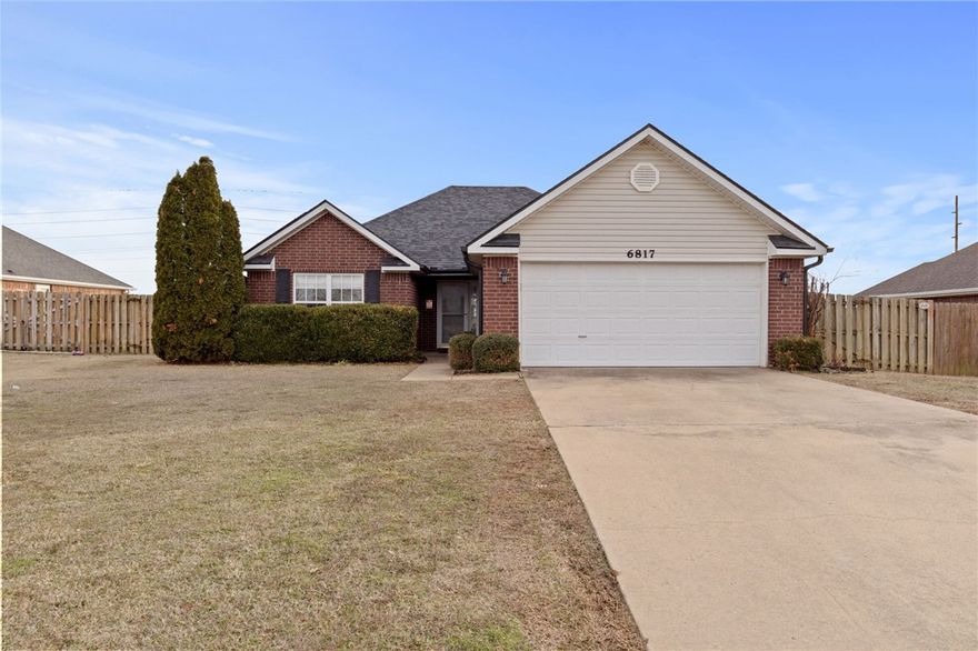 This beautifully maintained 4-bedroom, 2-bathroom home is packed with upgrades and perfect for family living! Enjoy peace of mind with a brand-new roof, gutters, and solar panels, plus a new pergola for relaxing in the backyard. The home is wired with Cat5 throughout, ensuring high-speed connectivity for work, school, or entertainment.

A large attic provides extra storage, and even the shed has a new roof! Located within walking distance to Har-Ber High School and offering access to Ozark GO Fiber, this home is ideal for busy families looking for comfort and convenience.

Don’t miss out on this fantastic opportunity—schedule your showing today!