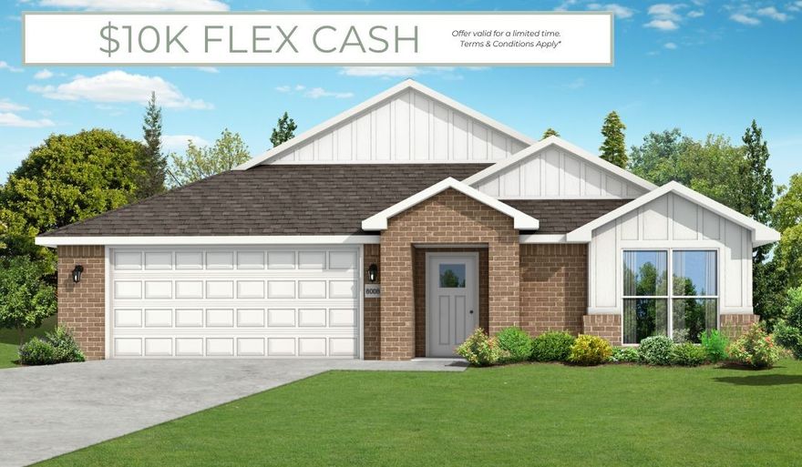 This 3 bed, 2 bath 1714 square foot floor plan 
with a coffee bar, an open-concept living space and covered
patio makes this house perfect for entertaining. Complete with
a large primary suite with dual closets!

*Taxes subject to change based on new construction.*