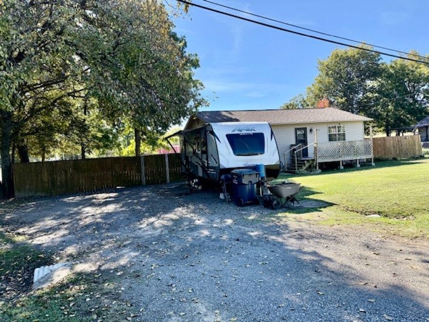 Come and be the first to lay eyes on this adorable 2 bedroom 1 bath home!  Walk into the open living room/dining room with a kitchen that will meet all your needs!  The home is turn key!  All that is needed to complete it is someone who wants to relax in the backyard surrounded by pecan trees, muscadine, grapes, blueberries while sitting under a porch and enjoying the nature in this perfectly situated back yard!  The good-sized storage shed that is complete with air-conditioning, electric, and full sets of shelves for all your tools is sitting waiting for your projects to start!
And if that isn't enough, there is a chicken coop under the big pecan trees with a hook up for an RV because friends will want to be stopping in and sharing this oasis that will be your home!