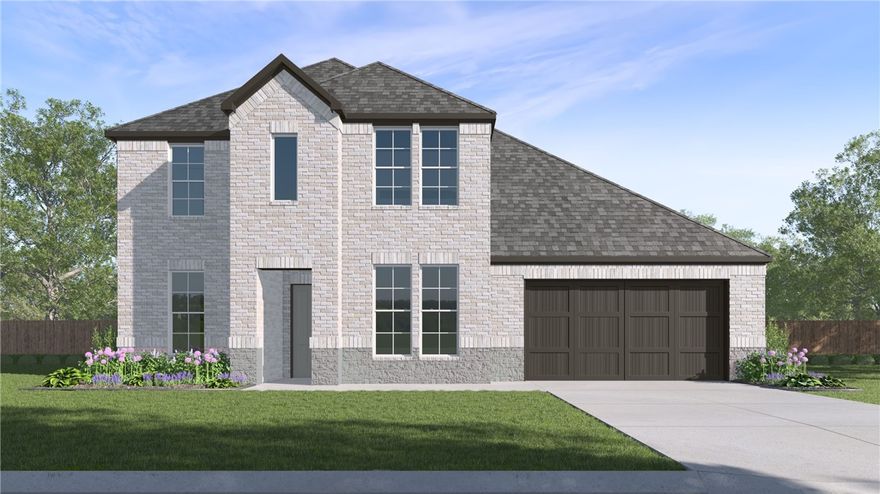 Marvelous Mabel Plan in Henderson Park, located in Fayetteville! The Mabel is 2 stories, with Bedroom One downstairs along with a secondary bedroom and a Study!  2 bedrooms and a Game room up!  These homes will be 4-sided Brick.  Flooring is Wood Laminate plank flooring and carpeting in the secondary bedrooms.    The Kitchen will have an oversized kitchen island, quartz countertops and 42-inch upper cabinets with top molding with an Upgraded Stainless steel appliance package. The Living room will have a Beautiful Gas Fireplace.  LED lighting throughout!  2-inch blinds throughout! Ceiling fans!  High efficiency air conditioner system with Programmable WI-FI thermostat! Tankless hot water heater! Bedroom one will have double sinks, oversized walk-in shower, and a SOAKING TUB!! Covered Patio! Gutters included!  Springdale Schools. Parcel and  Taxes TBD.