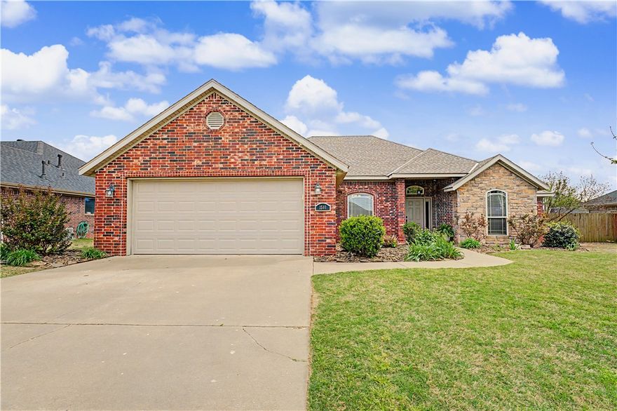 Welcome to 1501 Cavern Springs Way in the highly sought-after Brentwood subdivision in Cave Springs, where you’ll enjoy a great neighborhood atmosphere with amenities like a community pool and playground just moments away. This home offers a comfortable, functional layout with luxury vinyl flooring and newer fixtures that give the space a clean, updated feel. Whether you're hosting friends or enjoying a quiet evening in, the flow of the home makes it easy to settle in. Step outside to an oversized backyard with plenty of room to relax, entertain, or let kids and pets play freely. Major updates have already been taken care of, including a new HVAC system in 2025 and a roof replaced in 2020, offering added peace of mind. Homes in Brentwood with this combination of updates, outdoor space, and location don’t come along often, making this one you won’t want to miss.