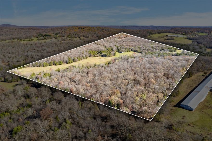 Discover the perfect blend of nature and convenience with this stunning +/- 80-acre property just outside Elkins! This mostly wooded it features a large barn with electricity and a well next to it, Kroger Branch Creek, and a mix of open fields and dense woods. Build a dream estate or multiple. Per Washington county, the land could be split if the checklist items for the new subdivision are met. If you only do 4 lots, the requirements are not quite as stringent. Water is near the site's edge, electricity on site, and Black Hills energy nearby. An ideal setting to build your dream home, start a farm, or simply enjoy peaceful, rural living - all just 7 min from Fayetteville. With all utilities (except sewer) available on site, this land is ready for your vision. Don't miss this opportunity to own a private retreat with endless possibilities. The property also has abundant wildlife. There are some lower valleys and some flatter open areas too, a great mix and not too far outside of town, but in the county area.