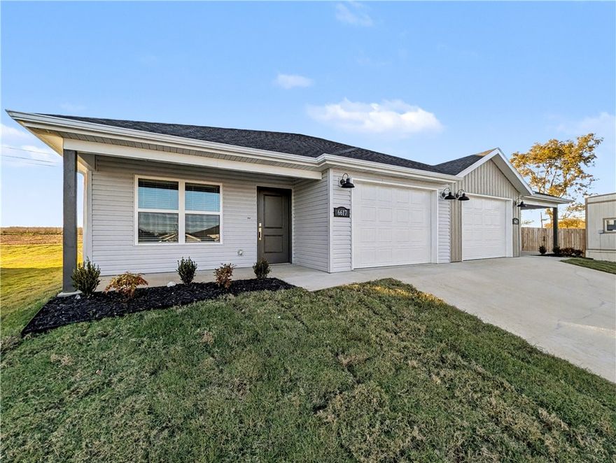 Welcome To Your Next Home! This Is The Hot Ticket Opportunity You’ve Been Scouting. A Brand-New, Sparkling Duplex Built For The Savvy Buyer. Why Settle For One Door When You Can Have Two? This Property Features Two Identical Units, Each Delivering A Smart 3-Bedroom, 2-Bathroom Layout And A Private 1-Car Garage. It’s A Real-Life Choose-Your-Own-Adventure. Move Into One Side, Enjoy That New-Home Smell, And Let Your Tenant In The Other Unit Help Pay Down Your Loan. Or, Unleash Your Inner Investor, Rent Out Both Units, And Let This Hard-Working Asset Go To Work For You. This Is How You Build A Portfolio. Located In The Highly-Desired Bentonville School District, You've Got A Built-In Advantage For Attracting Top-Tier Tenants Or Securing Future Resale Value. To Make This Deal Even Sweeter, You Can Get Up To $4,500 In Closing Costs By Using The Preferred Lender. This Is Your Moment. This Is The Move. Don't Hesitate, Or This Gem Will Be Gone.