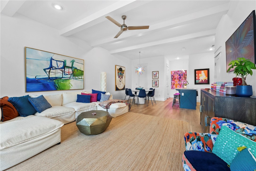 Located in The District, just steps from downtown Bentonville, this two-story townhome combines modern design with a sought-after address. The open plan features high ceilings, curated lighting, and a chef’s kitchen with Thermador gas range, large pantry, and mudroom. The goregeos primary suite offers a walk-in closet, office nook, and private balcony with city views, and brand new color drenched walls, oozing luxury. Upstairs also includes two additional bedrooms, full bath, and laundry with washer and dryer. A two-car garage with storage completes the home. One of only six residences in this enclave, it offers exceptional convenience to dining, entertainment, and the downtown trail system. Brand new luxury flooring was recently installed throughout as well as upgraded paint throughout. All of the fabulous museum inspired light fixtures, paintings and furnishing convey! This is by far the best value you will find in this amazing little city. Come call it home today!