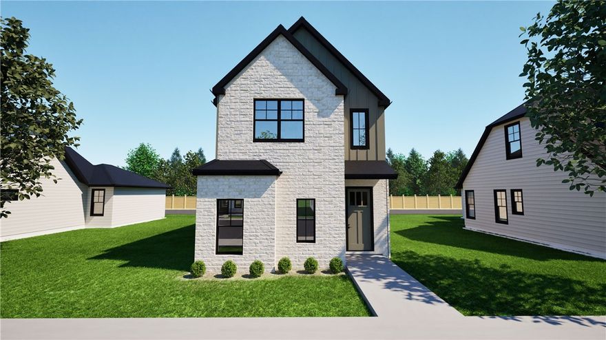 Welcome to the Oxford Cottage Home by Bespoke Homes, a thoughtfully designed two-level residence offering 3 bedrooms, 2.5 bathrooms, and approximately 1,803 square feet of functional living space. The main level features an open-concept kitchen, dining, and living area with 10’ ceilings, ideal for everyday living and entertaining, along with a convenient mudroom, pantry, and powder bath. Upstairs, the private primary suite includes a spacious ensuite bath and walk-in closet. Two additional bedrooms, a full bath, dedicated laundry room, and an upstairs loft provide flexible space for work, play, or relaxing. Enjoy covered porch areas, a 2-car garage, quality construction, and energy-efficient systems throughout.