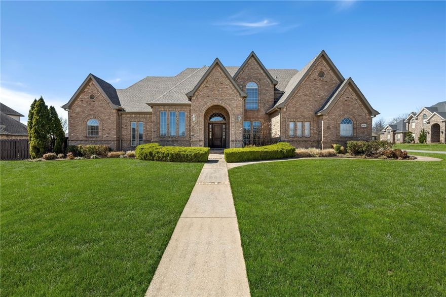 Welcome to your dream home!! Seller is offering $10,000 towards buyers closing costs and prepaids, with acceptable offer on this well maintained traditional estate built in 2007. The home offers timeless elegance and modern comfort on a generous .57 acre lot. This spacious all brick, 5 bedroom residence greets you with a stunning double staircase right in the door. Creating an immediate sense of grandeur and sophistication. The well designed floor plan provides ample room for family living and entertaining. Recent upgrades ensure peace of mind and low maintenance. A brand new roof, new HVAC system, newer hot water heater, carpet and paint, means years of reliable performance ahead. The 4 car garage offers an abundance of storage - the forth bay could be a workshop or hobby space or possible room for a boat?  Come take a look and see the possibilities inside and out in the back yard!