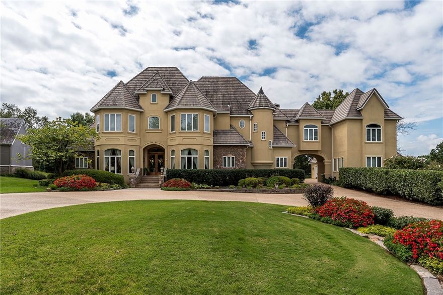 Welcome to your dream home in the heart of Pinnacle Country Club - one of the most desirable neighborhoods in Rogers, AR.  This luxurious estate offers 6 bedrooms, 9 baths, airy floor plan with plenty of natural light, high ceilings and elegant finishes throughout.