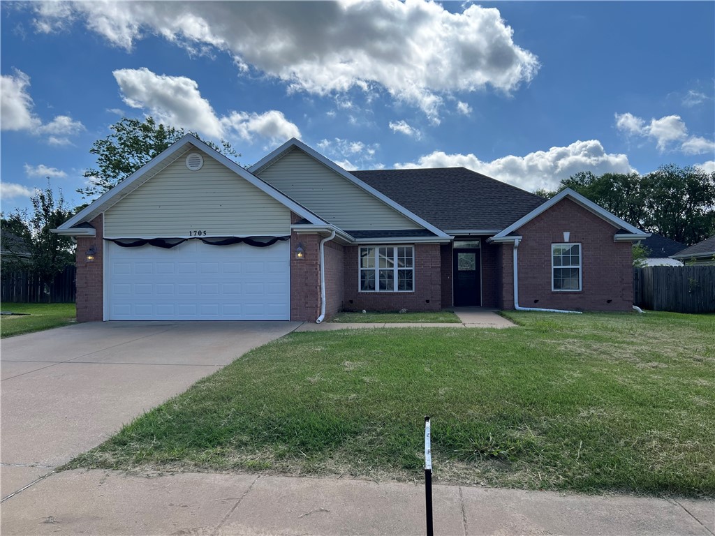 1493 sq ft 3 bdr 2 bath house with fenced in back yard. Tile floors. Carpet in primary bedroom. Corian countertops in the kitchen. Newer appliances. Refrigerator included. Monthly rent $1,600. Security deposit $1600. Pets negotiable with pet deposit.