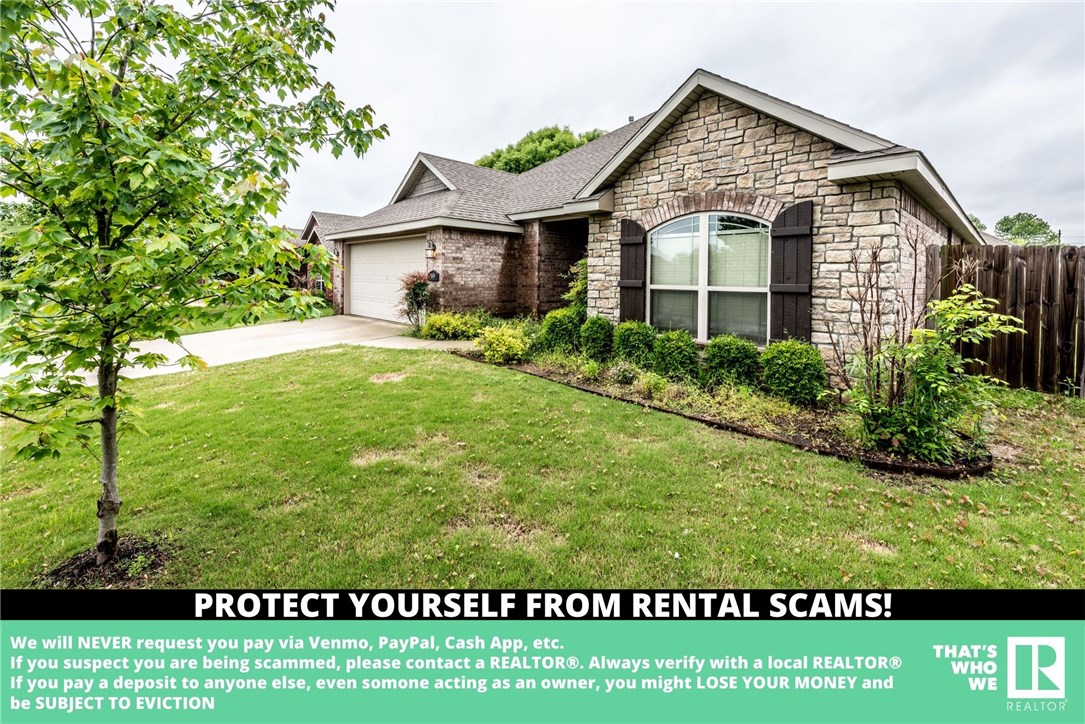Available now! Taking applications now! All appliances included. Features granite countertops, whirlpool tub and walk in shower in master bathroom, a fireplace in the living room, and a fully fenced in yard. Pets allowed with a $250 deposit, $100 of which is non-refundable.
