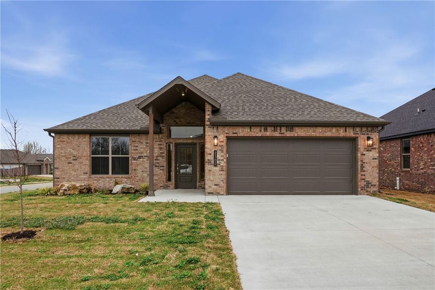 Welcome to Heritage Ranch, Phase 4! This new construction home, the "Parker" plan features 4 spacious bedrooms, 2 bathrooms, and an open kitchen seamlessly flowing into the dining and living areas with a fireplace. Enjoy stylish finishes and amenities, including brick and hardie siding, cedar shutters, full guttering, LED disk lighting with fan and light kits in all bedrooms, a spacious kitchen island with pendant lights, 3cm granite countertops, a smart thermostat, a Frigidaire Gallery appliance package, and more! This home combines style, comfort, and the convenience of nearby schools, shopping, and other amenities.