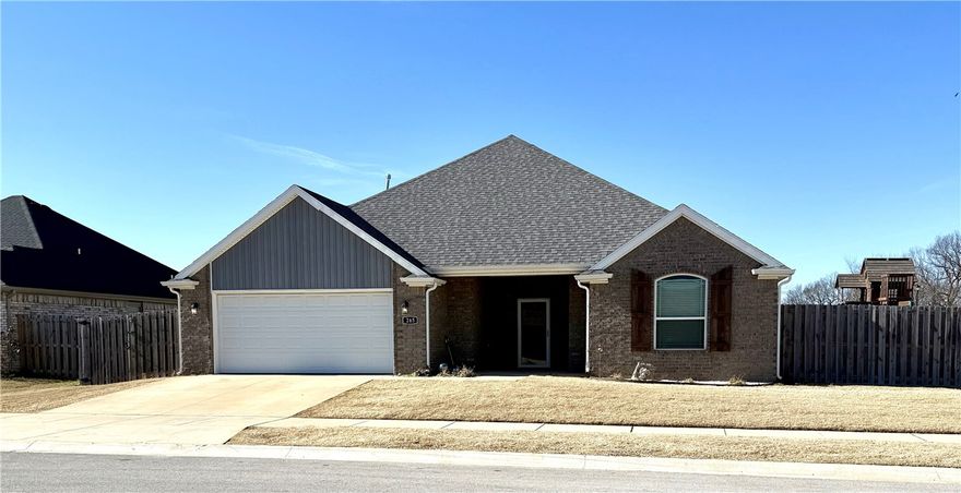 Beautiful 3BR/2BA split floor plan on corner lot. 1,788 SF with crown molding. This home has a fantastic backyard. 10X20 semi-inground pool and slab built for entertaining. Pool installed by Burton Pools & Spa. Property will be Sold As-Is. Don't miss this one, it's Great! New 10X12 storage building and nice playground equipment.