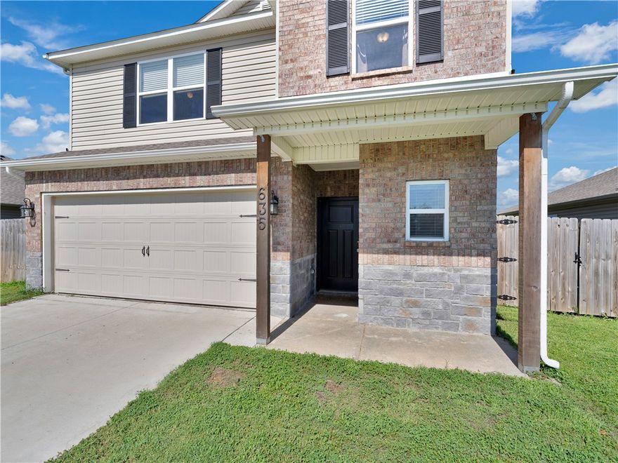 1 Year Home Warranty 
Imagine coming home to a place that feels tucked away from the world, yet perfectly connected to everything NWA has to offer. This  4/2.5 home offers the ideal balance of comfort, space, and convenience.

Step inside to a welcoming main living area where the fireplace creates a cozy focal point, perfect for quiet evenings or gathering with friends and family. The open flow between the LR  and DR areas makes entertaining easy.

Upstairs, 4 bedrooms are thoughtfully positioned to create a peaceful retreat away from the activity of the main level. It’s a layout that allows the home to naturally separate relaxation from daily living, giving everyone their own comfortable space to unwind.

Located in a friendly neighborhood with sidewalks and a community playground, evening walks and outdoor time are part of the lifestyle here.