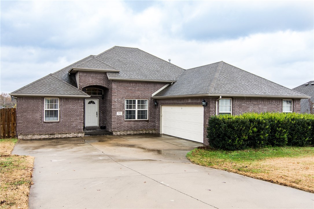 Welcome home to your new home that features 3 large bedrooms (split floor plan) Plus an Office. The home offers wood laminate, tile, and carpet, crown molding. The kitchen features granite countertops and a large panty, refrigerator and washer/dryer convey. Large closets in the bedrooms. Relax on the covered back deck overlooking the large fenced yard. All of this in a great neighborhood with several community amenities including clubhouse, pool, walking trails, and a playground for the kids.