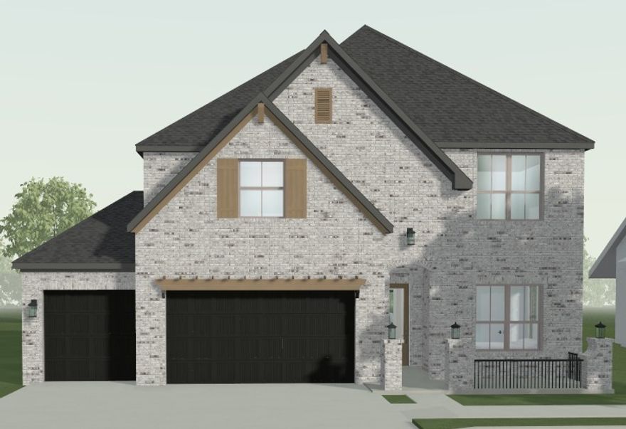 This beautiful home features 5 bedrooms and 4 bathrooms, offering ample space for the whole family. The open floor plan seamlessly unites the main living areas, creating an inviting space for gatherings and relaxation. The Owner's Retreat provides a tranquil escape, and the inclusion of a downstairs bedroom caters to modern work-from-home needs. With its perfect blend of practicality and luxury, the Lavender floor plan is a perfect option to call home.