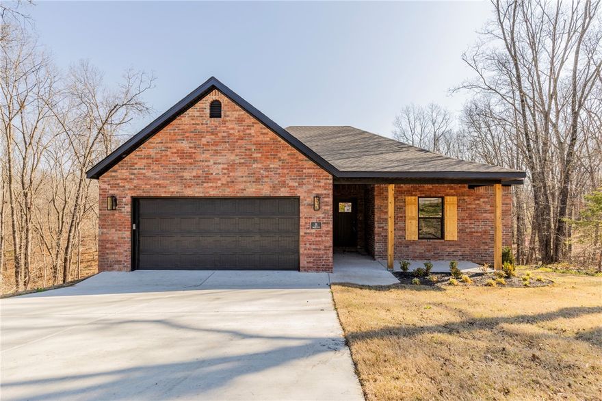 Come enjoy Bella Vista and all it has to offer, which includes Mountain Biking Trails, seven lakes, seven golf courses, miles of hiking trails and pools.  This house is located within a mile of The Back Forty and The Ledges Trails. Short drive to the Dogwood and Brittany Golf Courses.  Close proximity to Bentonville and Pea Ridge city limits. The home features an open floor plan with a large island in the kitchen, beautiful granite tops, luxury vinyl plank throughout the home, pantry, hot water recirculation system, covered back deck. Builder offers a TWO YEAR warranty. **Taxes are based on lot only!** **Buyer to verify future taxes!**