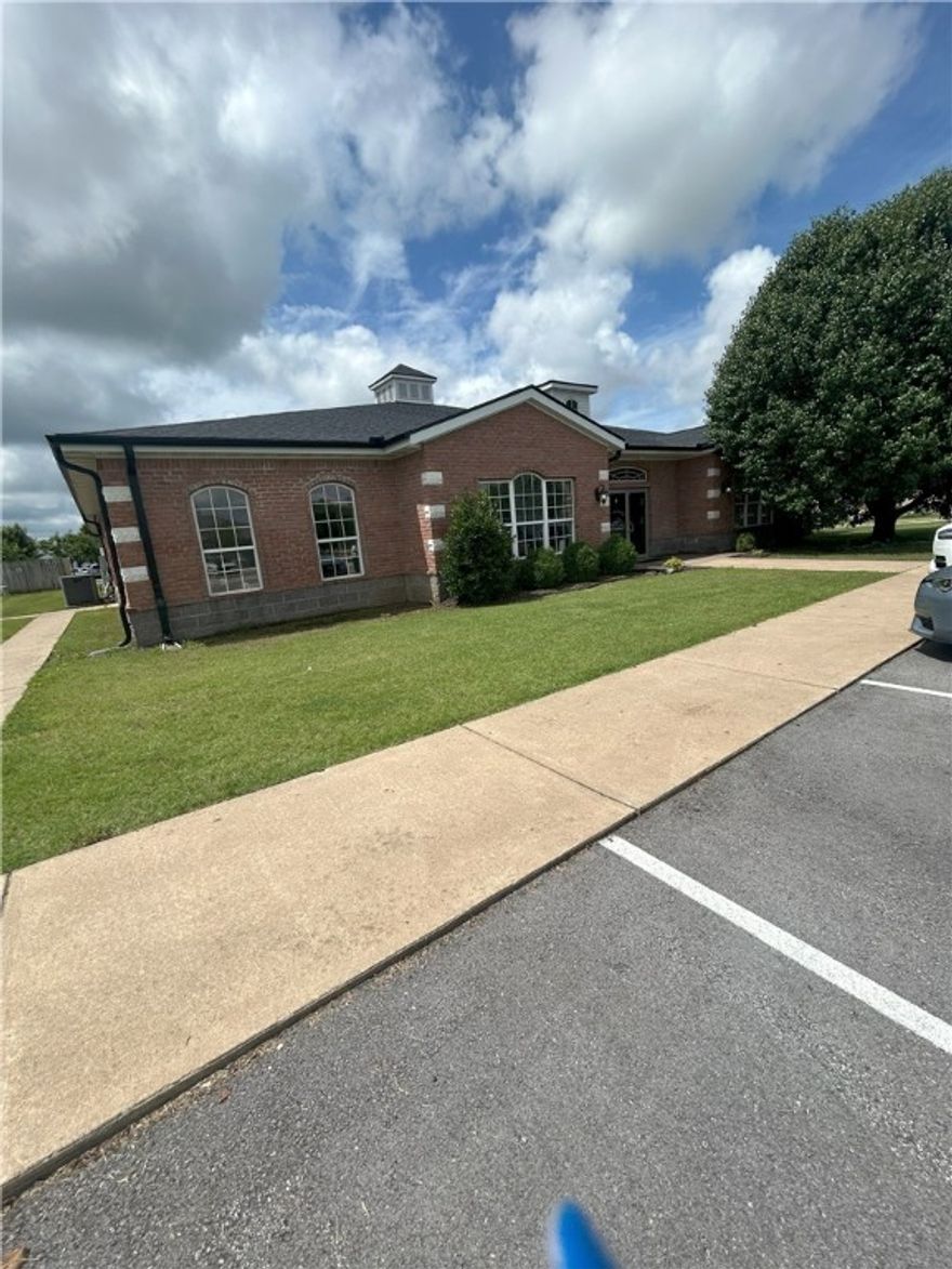 Beautiful recently renovated office space close to WalMart Home Campus.  Four offices, reception area, work area, break room.  Central entrance with common restrooms.  See attached offering memorandum.