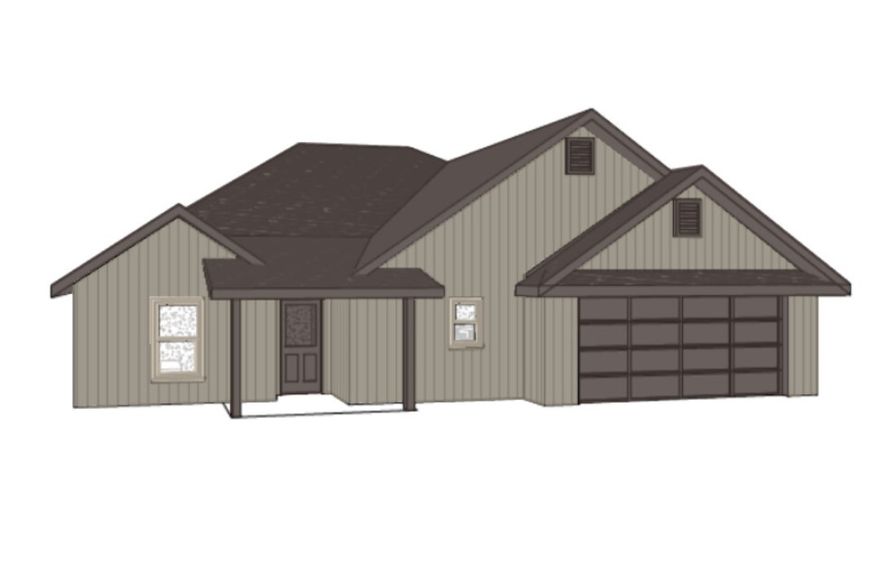 New construction home in Bella Vista offering 3 bedrooms, 3 full bathrooms, and 1,574 square feet of thoughtfully designed living space—all on one level. This open and functional floor plan features a spacious living area, well-appointed kitchen, and a 2-car garage providing ample storage and convenience.

Located close to all things Northwest Arkansas, this home offers easy access to trails- backing up to The Ledges trail and The Back 40, lakes, shopping, dining, and major employers while still enjoying the natural beauty Bella Vista is known for. A great opportunity for comfortable living in a prime location.