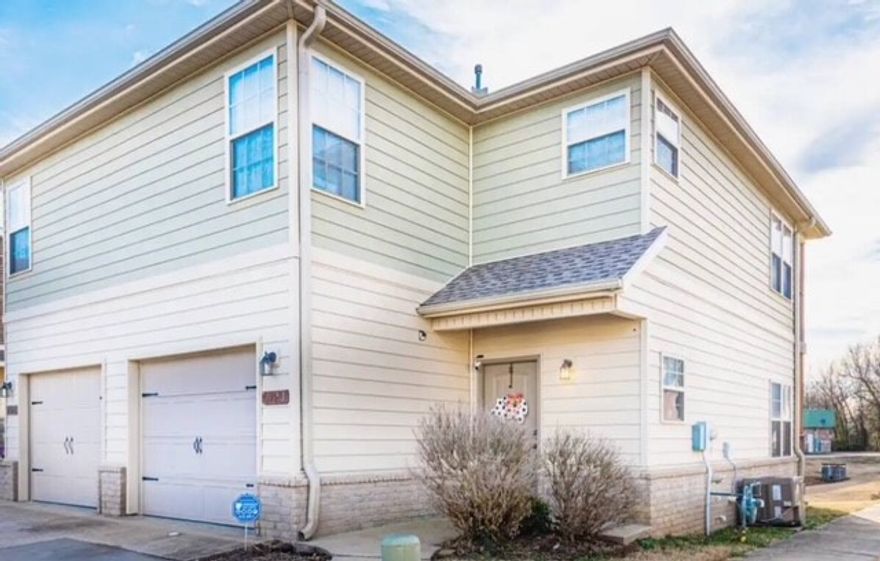 2 bed / 2.5 bath Town Home in a great location near the University of Arkansas and Fayetteville shopping, dining, and entertainment. Currently occupied; 24-hour notice required for showings. Offered unfurnished at $1,850/month. Furnished option available at $2,500/month; deposit may increase for furnished lease, subject to furniture inventory and owner approval. Owner will consider 6- or 12-month lease; all terms subject to owner approval. Photos provided for layout reference only and may not reflect current condition or exact furnishings.