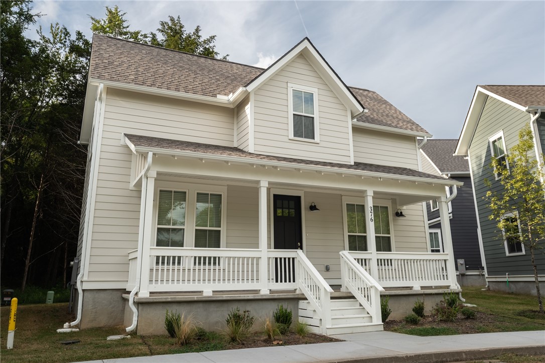 Find easy living in this new 2 BR/1.5 BA in the Willow Bend S/D. First floor features open living/dining/kitchen area, including a half bath and mudroom/pantry. Both spacious bedrooms are upstairs and each includes a walk-in closet and a shared bath, plus linen closet. Luxury vinyl plank throughout. The large covered front porch welcomes you to enjoy outdoor living. Willow Bend features green spaces with sidewalks and tree-lined streets for walking and to allow neighborhood connections.Owner occupancy is required in this subdivision, however HOA will allow parents to purchase homes for their kids, or investors doing longer term (12 mo or more) rentals. Interior photos are pulled from a previous build of the same floor plan, and colors/materials on inside may differ. Agent owned.
