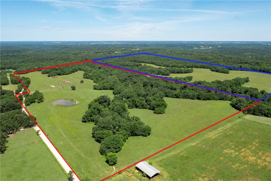 74.89 acres of nice pasture with wooded areas and two ponds and one stream; all year-round. Fenced on three sides (needs a fence between this parcel and the adjoining parcel).  Electric available at street.  This is wonderful property with nice views, open pasture, rolling pasture, and wooded areas.  A good place for a home, to raise livestock, enjoy recreational vehicles, and hunt.  Also, this property offers a great development opportunity.