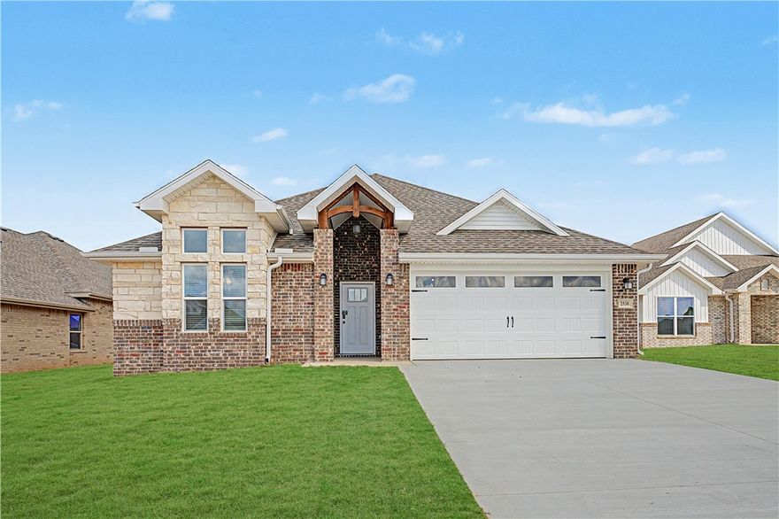 This 1950 square foot 4 bedroom, 2 bathroom home
features a spacious and open floor plan. The main living
area includes a large living room that flows seamlessly
into a modern kitchen and dining area, creating the
perfect space for entertaining guests. The home includes
four bedrooms and two full bathrooms. With its
thoughtful design and practical amenities, this home is
perfect for those seeking a comfortable and functional
living space. Taxes subject to change based on new construction.