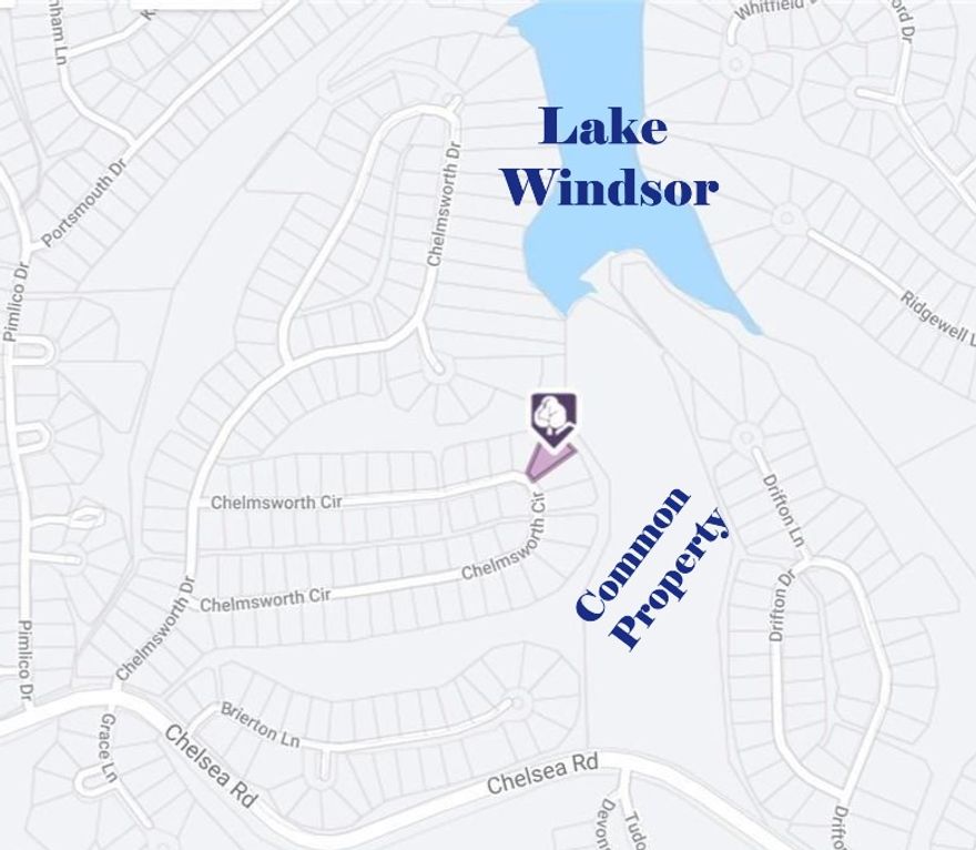 Large lot in SW Bella Vista, Winter views of Lake Windsor, with only Common Property between you and the lake!  Bentonville schools, close to new Oz Bike Park!! .34 acre on a cul-de-sac. Come live the good life in Beautiful Bella Vista! Near Tweety Bird Trail Head.