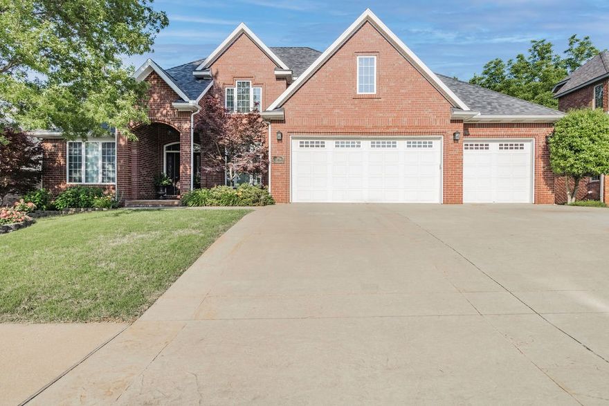 Spend this summer enjoying a half acre lot and pool, backing up to a forest of mature trees in the Heart of Bentonville. This 5BR/4.5BA home features formal dining, office, bonus, and finished basement you can really entertain in. Grilling deck & hearth room off the kitchen. Kitchenaide appliances. Soaring living room ceilings. Master suite on main level with walk in shower & soaker tub. Upstairs features 3 BR, 2 full BA, bonus room, and decked attic storage. The basement is a showstopper, one you have to see. Game room with kitchenette (full sized refrigerator); EPSON media projector. Plus another bedroom, full bath, exercise room, & storage galore. Walk outside to the covered stained concrete patio and heated, saltwater pool with a diving board! 4 HVACs (3 less than 2yrs old) w/ Nest thermostats keep everyone comfortable. 24' deep true 3-car garage - third stall fits a boat! Impact resistant roof installed 2021. All of this 5 min from Downtown, and 3 min to the trails at Coler Mountain.