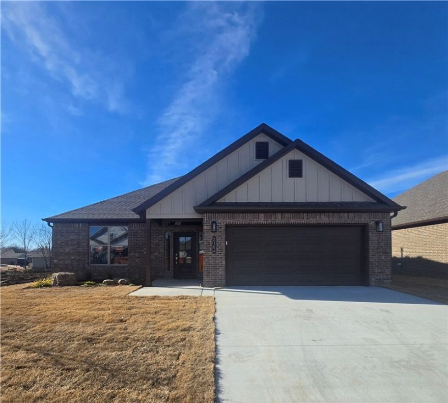 END OF YEAR BUILDER PROMO: Contract this home by December 31, 2025, and receive complimentary 2" faux wood white window blinds and a matching Frigidaire Gallery Refrigerator!!! 

Welcome to Heritage Ranch Phase 4!

The “Marjorie” Plan is a stunning new construction home featuring 4 bedrooms, 2 bathrooms, and an open-concept layout connecting the kitchen, dining, and living areas. The living room includes a beautiful fireplace with floating shelves, while the kitchen showcases a large island with 3cm quartz countertops, stylish pendant lighting, and a Frigidaire Gallery appliance package.

Additional features include LED disk lighting, durable LVP flooring, a smart thermostat, and keyless entry. The exterior offers brick and Hardie siding, full guttering, and a large covered back patio overlooking a spacious yard—perfect for entertaining or relaxing.

This home combines style, comfort, and convenience, located near schools, shopping, dining, and more!