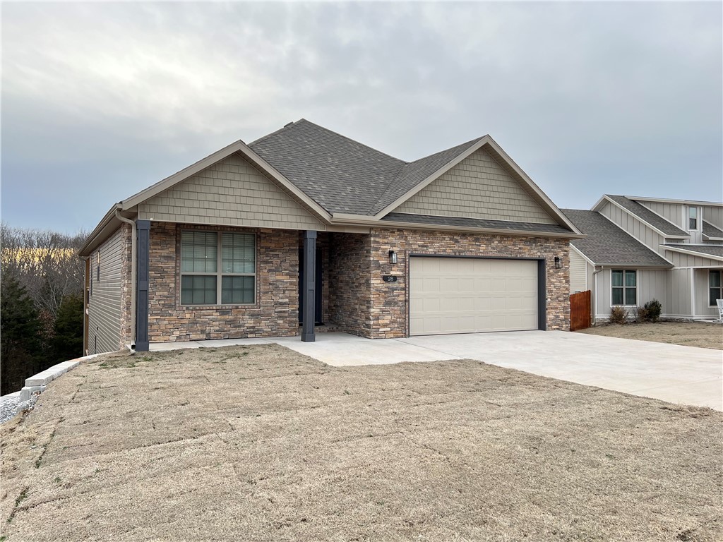 Welcome to this brand-new construction offering modern comfort and style. This spacious home boasts 3 bedrooms, providing ample space for a growing family or those who love to entertain guests. The interior layout is thoughtfully designed, featuring not one, but two living areas. Whether you're looking for a cozy space to unwind or a larger area to host gatherings, this home has you covered. Step outside onto the large deck, perfect for enjoying outdoor meals, entertaining friends, or simply taking in the fresh air. The deck provides a great extension of the living space, allowing you to enjoy the beautiful weather and surroundings. One standout feature of this home is the spacious laundry room, equipped with modern appliances and ample storage. Say goodbye to laundry day hassles with this conveniently designed space.