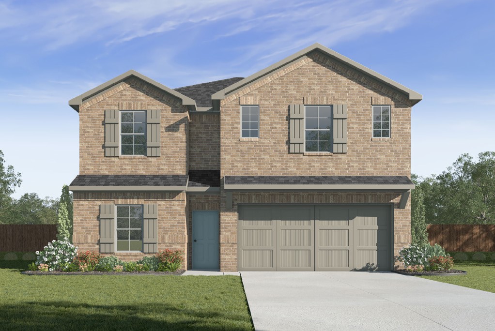 Stunning 2098 Plan with living room, kitchen and half bath down. 2 car garage! Upstairs is Bedroom 1 with 3 secondary bedrooms. The utility room is upstairs where all the bedrooms are! Habberton Ridge in Springdale, is close to the newly developed “C.L. and Willie George Park” which feature playgrounds, baseball fields, tennis courts, a dog park and walking trails. The kitchen features a beautiful island with gorgeous quartz kitchen countertops, stainless steel appliances and a pantry. Private primary bedroom includes en-suite with gorgeous quartz counter tops, double sinks and a walk-in shower. This home’s exterior features brick and HARDIE® fascia per plan, two story homes may be constructed with Brick on the front and HARDIE® on the sides and back and LP Smart Siding per plan. Landscape package! Garage Door opener! Tankless gas hot water heater! Taxes and Parcel number TBD.