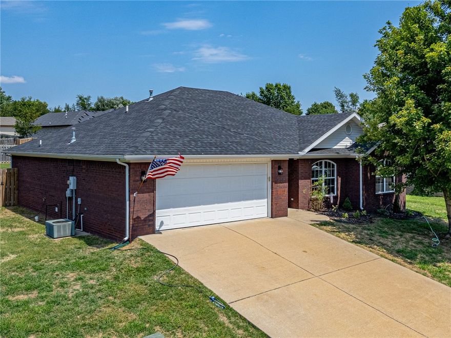 Attention Buyers: Seller is now offering a $7,500 credit towards interest rate buydown or closing costs of your choosing! 
Welcome to this beautifully updated home located in the desirable Walnut Creek Subdivision, perfectly situated on the edge of town, just behind the high school and less than 5 miles from I-49—offering convenience, comfort, and accessibility. This 3-bedroom, 2-bathroom gem has seen major interior upgrades in 2025, including stylish LVP flooring throughout the majority of the home and fresh interior paint, giving the space a modern, move-in-ready feel. All new interior & exterior lighting. Brand new (never used) refrigerator, microwave, and range. Enjoy peace of mind with a brand-new roof installed in July 2025. Inside, you’ll find a functional kitchen perfect for everyday living or entertaining. The bedrooms offer comfortable space for rest and relaxation, while the bathrooms are clean and updated. Don’t miss your chance to own a fully updated home in a prime location—schedule your tour today!