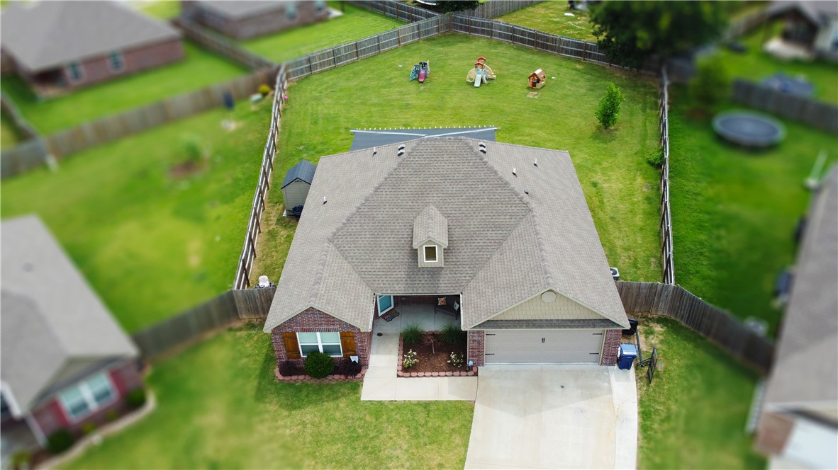 YOU GUYS! You NEED to see this one! It sets itself apart from the rest! Super clean and well cared for- ALL BRICK, 4 bed, 2 full bath, split floor plan offers a FANTASTIC corner lot inside the Cul-de-Sac, FULLY FENCED backyard with a really nice large 15 x 30 COVERED BACK PATIO! Plenty of room for a pool, kids play equipment and pets! You'll want to spend all your time hanging out on that back patio grilling with friends and family! All kitchen appliances will convey, including Kitchen refrigerator! Storage shed will also convey! Sellers can close quick- Move in BEFORE school starts!