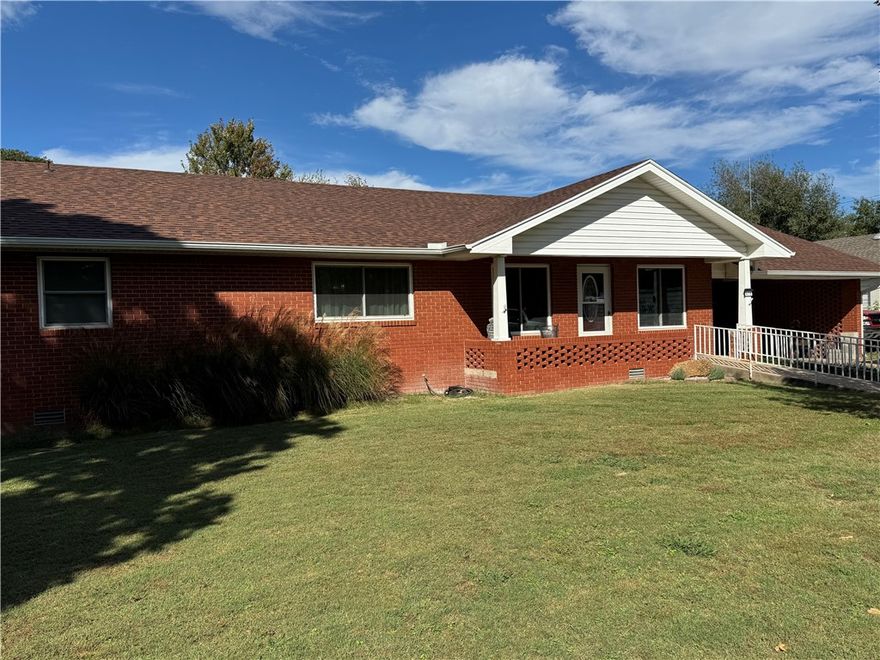 Charming and well-maintained home with plenty of living space! This home features beautiful original wood floors and many updates throughout. The bathrooms have been refreshed with new frosted windows, and guest bath completely updated! (Door for the primary bath can easily be reinstalled.) Enjoy the large, fenced backyard—perfect for pets or outdoor entertaining. New roof and gutters in 2025!
