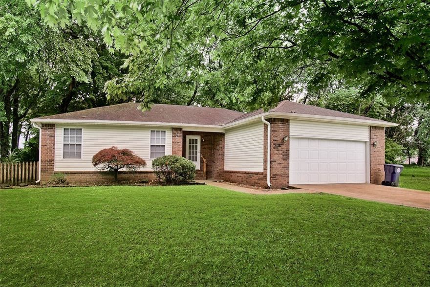 Fantastic home in the heart of Prairie Grove. This 1513 SF home is in excellent condition and is located close to everything in this beautiful town! It has all new interior paint, new carpet and luxury vinyl floors, blinds, 2-car garage, gutters, and a neat picket fence. Plenty of shade trees, too. Right by the schools and convenient to downtown and the water park. Come see!