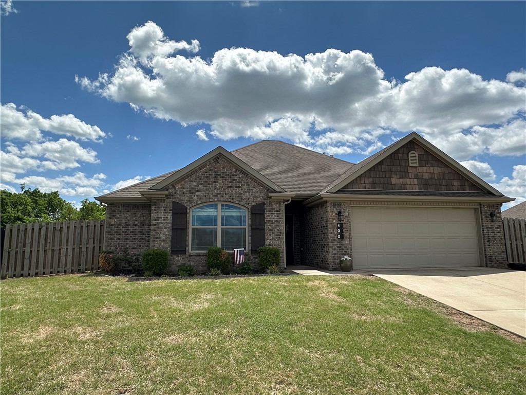 Brick 3 bedroom/2 bath PLUS bonus office/study/fitness room on spacious lot. One owner home has been well cared for and despite being only 6 yrs old has upgrades not common in many current new builds-zero carpet with new wood floors, quartz counters added, new backsplash, all new fixtures and fans, back decking and shake siding. Another rarity- no immediate neighbors behind, allowing for rare privacy in a conveniently located neighborhood. Schedule a showing today!