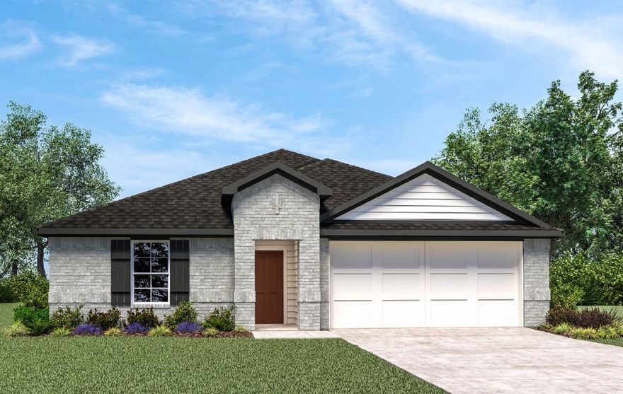 The Cali plan has a single-story, 1,796 square feet, 4 bedrooms, & full baths. The home features an open concept with a large central family room & kitchen. The kitchen has beautiful features that include Whirlpool Stainless Steel appliances, a large walk-in pantry, and electric range. The bedroom one suite is at the rear of the home for complete privacy. Enjoy the spacious bedroom one ensuite which features a spacious bathroom & walk-in closet. The home features "Home Is Connected", a full sod yard and covered front entry and rear patio.