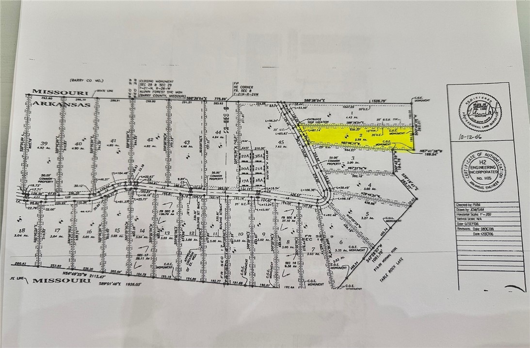 Oaks Landing On Table Rock Lake - Land