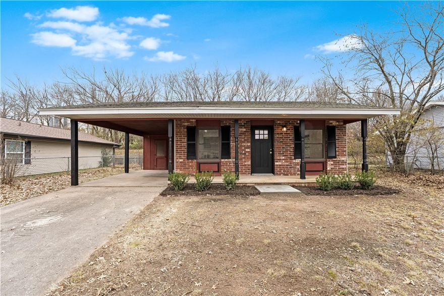 Move-in ready and beautifully updated, this 3-bedroom, 2 full bath Fayetteville home is ideal for first-time buyers or a young family. Recent updates include brand-new LVP flooring throughout, fresh interior paint, new kitchen countertops, and updated bathrooms for a clean, modern feel. The functional layout offers comfortable living spaces, excellent storage, great natural light, and a yard with space to play or entertain. Conveniently located near I-49, schools, shopping, dining, and the University of Arkansas, with nearby city improvements along Drake Street providing enhanced connectivity and easy access to Fayetteville’s trail system.