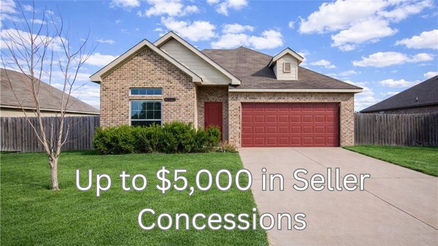 Charming 3 Bedroom, 2 Bath Home in the Heart of Rogers, AR ?

Welcome to this warm and welcoming home featuring 3 bedrooms and 2 full baths, perfectly located near some of the best shopping, dining, and conveniences Rogers has to offer.

Step inside to an inviting living space highlighted by beautiful granite countertops, modern finishes, and a layout that feels both open and cozy. The cute red front door adds a pop of personality and curb appeal from the moment you arrive.

Enjoy the convenience of a 2-car garage and the comfort of a fully fenced backyard, offering privacy and plenty of room for pets, play, or relaxing evenings outdoors.