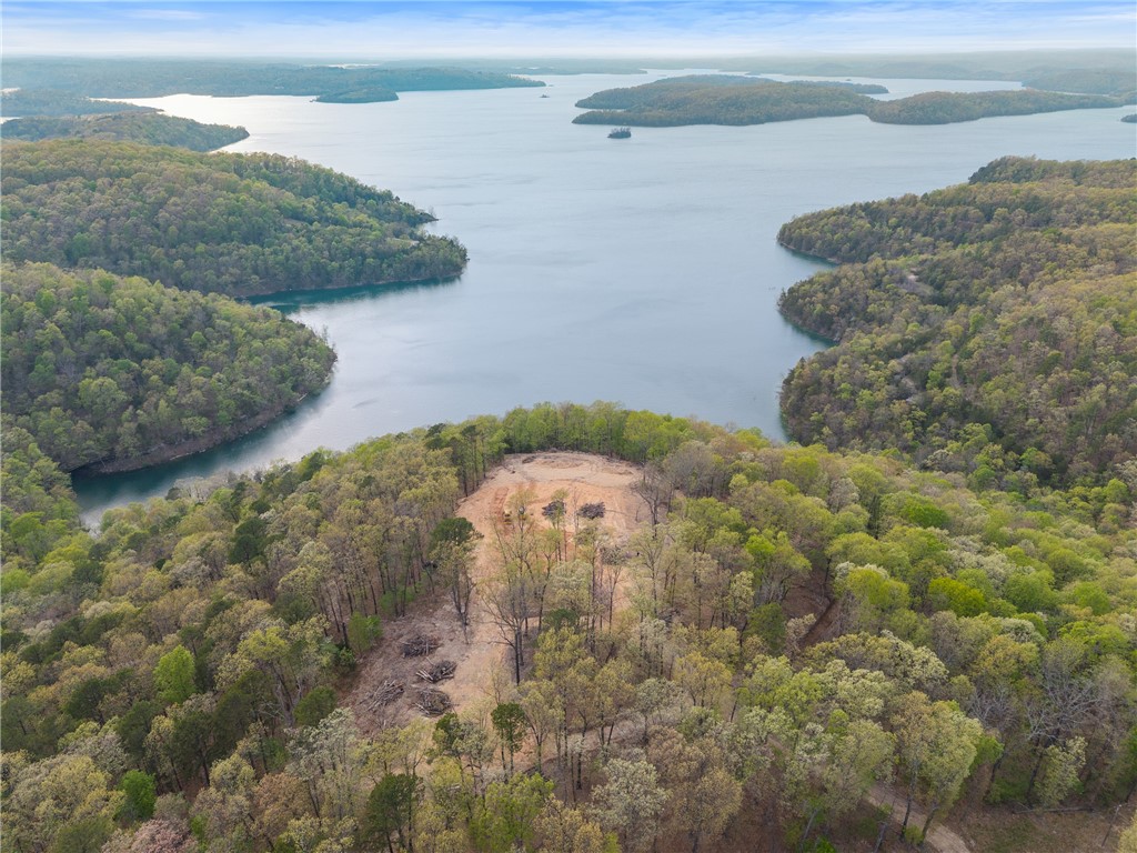 This property is a real gem with approximately 550 ft of lake front. Not only does it have a breathtaking view there is a boat launch right up the road about 1 1/2 miles that puts you in at hogscald, the party cove, and a Marina is close by. Just a few coves over they will be putting in a boardwalk and campground area so the potential is amazing. The Seller has already completed significant dirt-work including a large pad laid out perfectly for building a house with an epic view. Water is on sight with a wet tap from the Water District. This entire property is unrestricted offering endless investment alternatives. The Water District needs keep the dirt road constantly maintained. This property has also been listed as part of a larger tract see MLS 1304777.