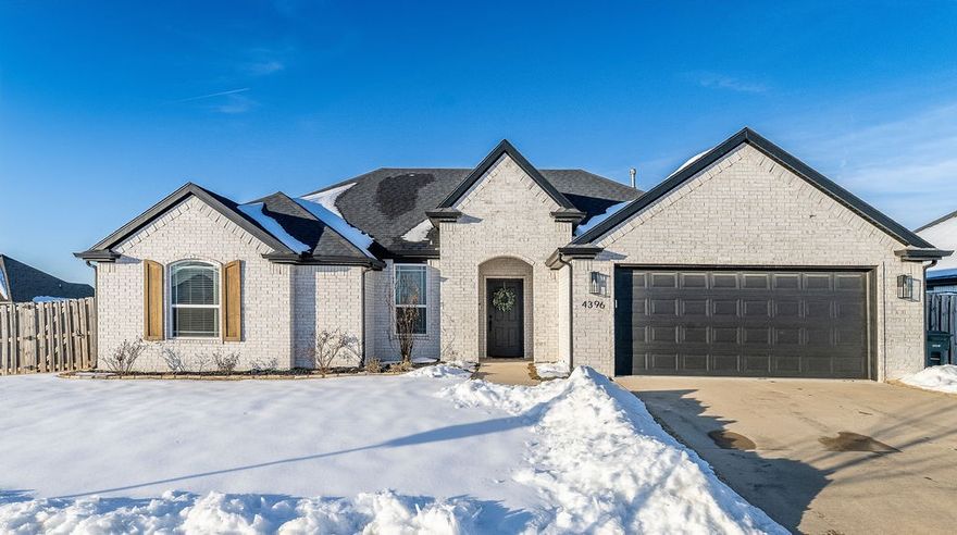 Like-new upgraded home in prime West Fayetteville! This immaculate one-owner home, less than five years old, offers 1,787 sq ft of thoughtfully designed living space with 3 bedrooms and 2 full baths. The open-concept living and kitchen area is ideal for entertaining and everyday living, featuring high-end finishes and modern upgrades throughout. Step outside to the covered back porch, perfect for relaxing mornings or evenings. Conveniently located near shopping, schools, and the University of Arkansas, this home provides easy access to everything Fayetteville has to offer. Move-in ready and beautifully maintained—schedule your showing today!