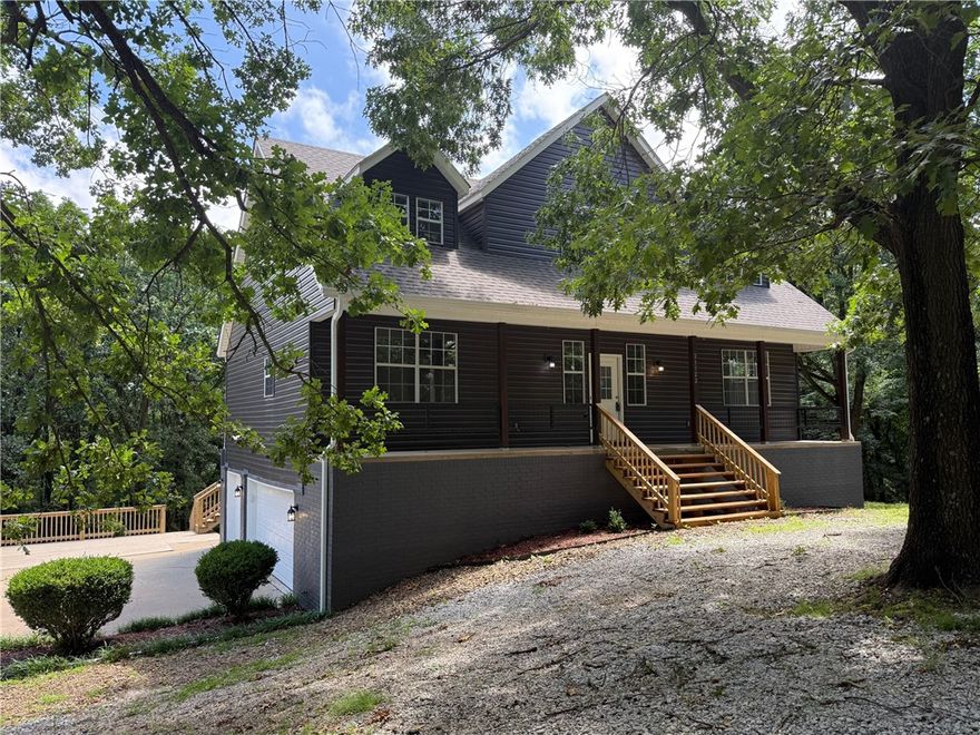 2 story & split-level home with a complete renovation. This property features new siding, roof, and decking on the exterior. All new flooring, paint, counters, lighting, appliances and more. Bonus room on 2nd level, along with a large bonus area in the walk out basement with closets and full bath. An abundance of storage throughout. Access from Springdale and Rogers, close to War Eagle Mill. This house is move in ready! This is a Fannie Mae Homepath Property.
