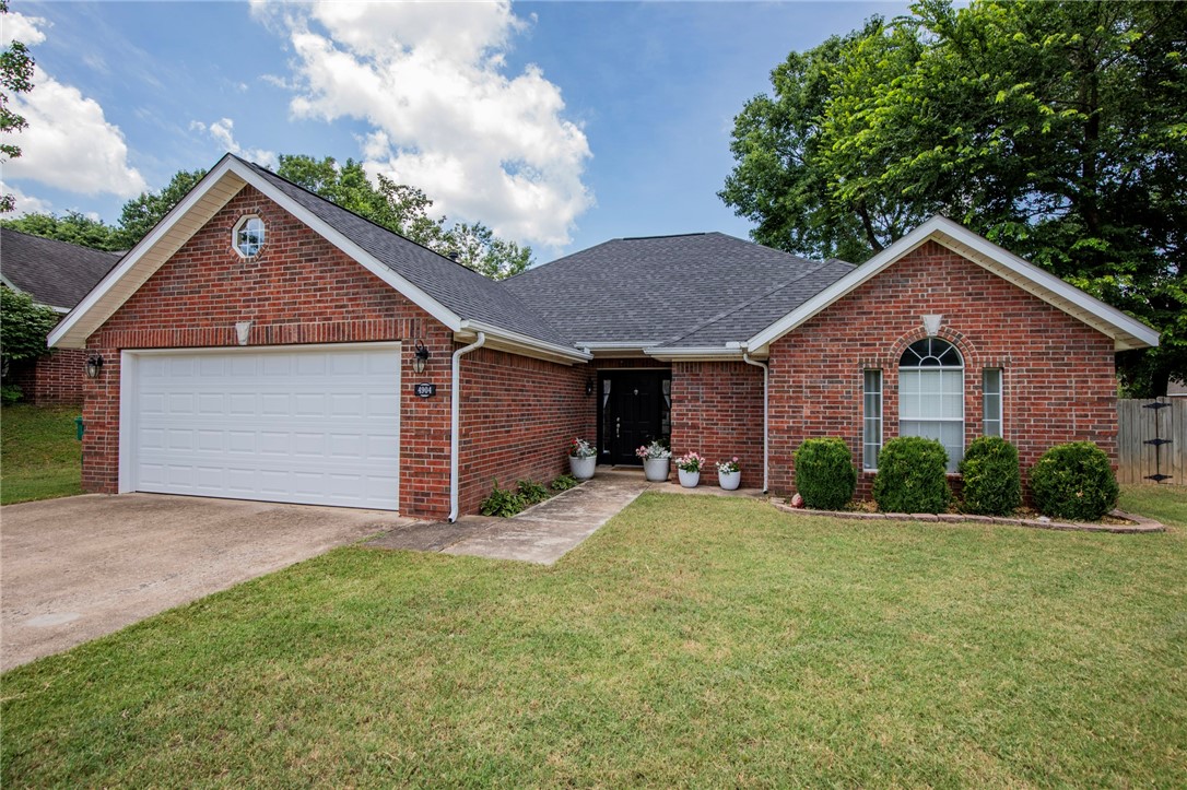 Location, condition, and price...this has it ALL. Zero carpet, all hard surface flooring, huge yard that's fully useable with nice covered patio space and mature trees. Peace of mind too, roof was replaced in 2023, water heater and microwave in 2021, new garage door and pull system in 2024, and dishwasher in 2025. You'll love the nice split layout, large laundry room with sink. Large livingroom off the open kitchen with stainless appliances, and granite counters. The best part in this paradise? You're right in the heart of South Springdale, less than 1 mile to Wright's BBQ and Pizzeria Ruby, a couple miles to the NWA Mall. Less than 6 minutes to Arkansas Childrens and the care corridor. and just 3 miles to Lake Fayetteville. Zoned for Tyson Elementary, Helen Tyson Middle, Southwest Jr High, and Harber High.