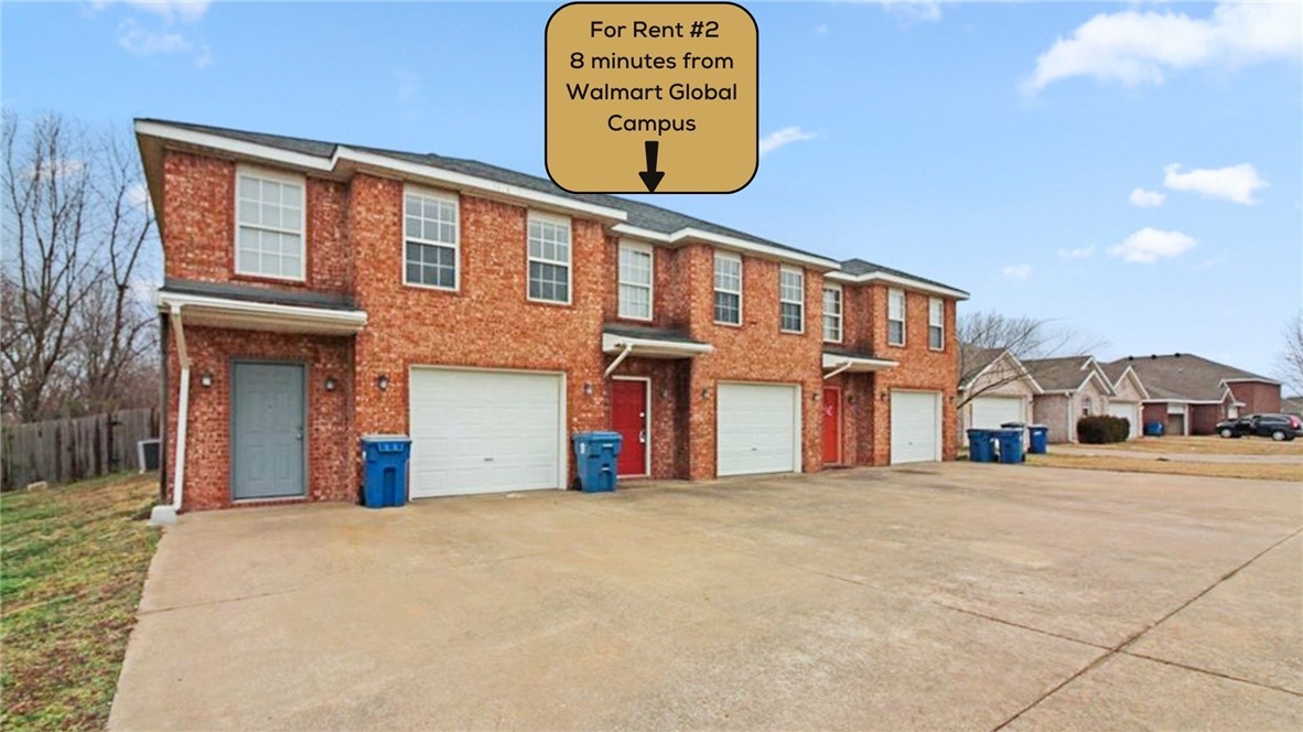 Welcome to the perfect blend of comfort & convenience! Vacant & ready for you to move in OR enjoy a
fully furnished option. Located just a short 8-minute drive from Walmart Global Campus, near Downtown Bentonville, & the Airport. 3 bedrooms & 2.5 bathrooms, this townhome provides spacious living arrangements for you & your loved ones. The primary bedroom even boasts a wonderful walk-in closet, providing ample storage space for all your belongings. Not only does it provide a comfortable living space, but it also offers a privacy-fenced backyard. All pets are welcomed with negotiable terms, ensuring that your furry friends can enjoy this home too. Parking will never be an issue with the convenience of a one-car garage and plenty of parking spaces available. Whether you are looking for a short-term or long-term lease, we work with you to find the perfect arrangement. The refrigerator stays.